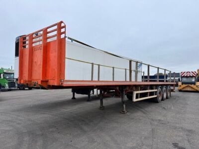 2008 Woolfe Eng Triaxle Extending Flat Trailer