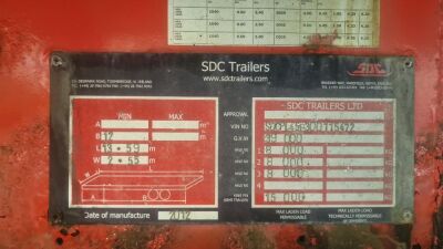 2012 SDC Triaxle Flat Trailer - 10