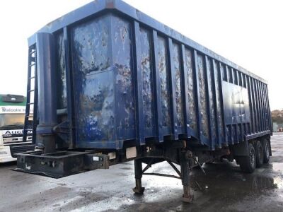 2007 Euro Trailers Triaxle Scrap Spec Tipping Trailer - 2