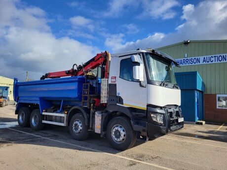 2016 Renault C430 8x4 Steel Body Grab Loader