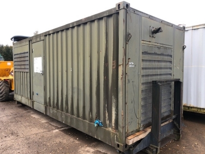 20ft Container c/w 62 Kva Generator + Switchgear