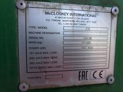 2022 McCloskey C3 Jaw Crusher - 16