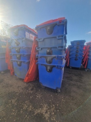 10x 110ltr Wheelie Bins - 3