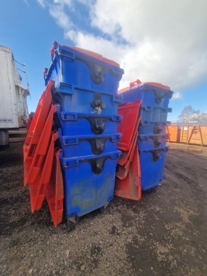 10x 110ltr Wheelie Bins - 4