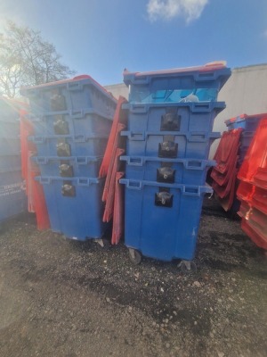 10x 110ltr Wheelie Bins - 3