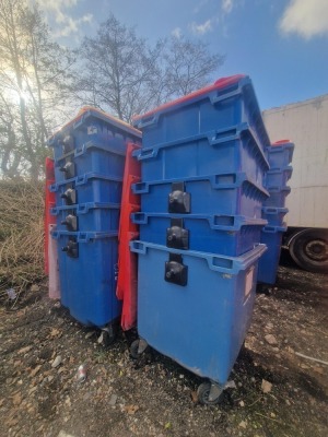 10x 110ltr Wheelie Bins - 3