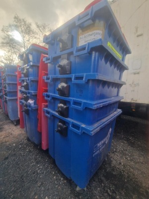 10x 1100ltr Wheelie Bins - 3