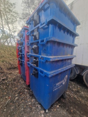 10x 110ltr Wheelie Bins - 3