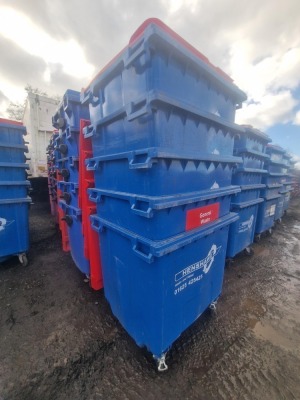 10x 1100ltr Wheelie Bins - 3