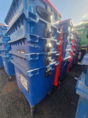 10x 110ltr Wheelie Bins