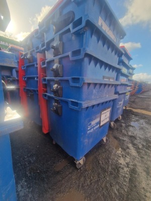 10x 1100ltr Wheelie Bins - 3
