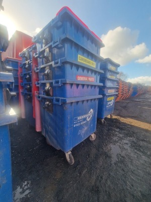 10x 1100ltr Wheelie Bins - 3