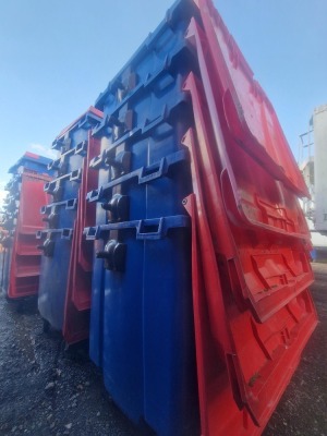 10x 1100ltr Wheelie Bins - 2