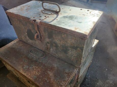 5x Used Military Toolboxes