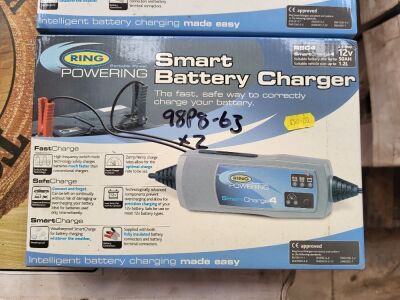 2x New Ring Smart Battery Charges