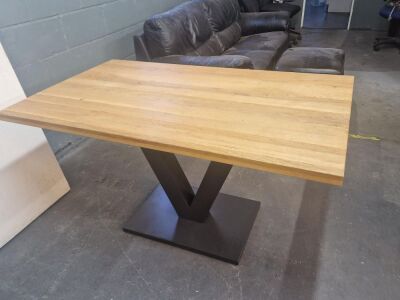 Wood Top Table