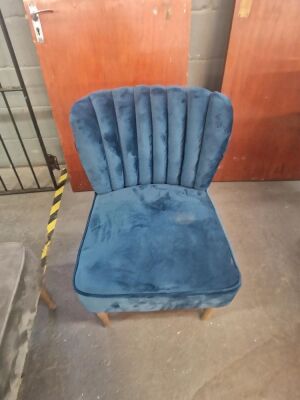 Blue Single Chair