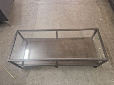 Glass Top Reception Table