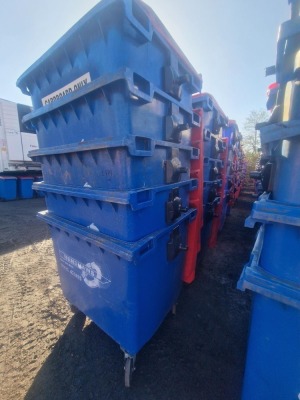 10x 110ltr Wheelie Bins