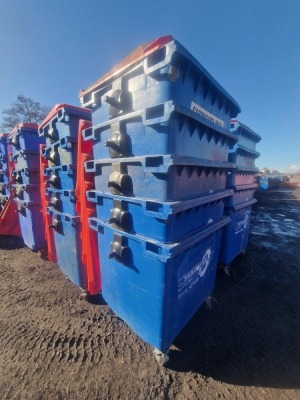 10x 110ltr Wheelie Bins - 3