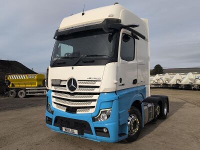 2021 Mercedes Actros 2558 6x2 Midlift Tractor Unit