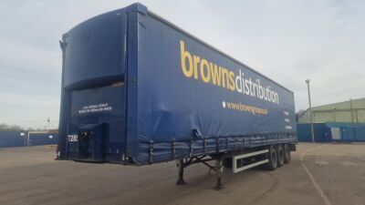 2003 Montracon Triaxle Curtainside Trailer