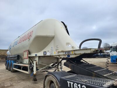 2011 Feldbinder 43³ Triaxle 3 Pot Powder Tank Trailer - 2