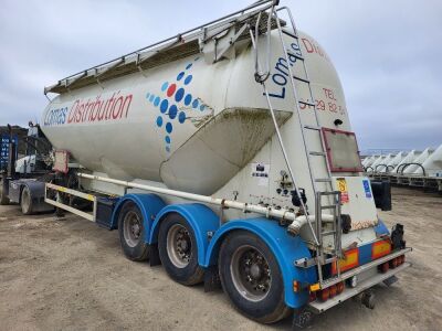 2011 Feldbinder 43³ Triaxle 3 Pot Powder Tank Trailer - 4