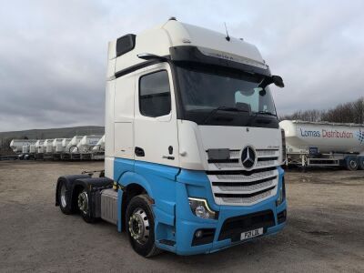 2021 Mercedes Actros 2558 Gigaspace 6x2 Midlift Tractor Unit