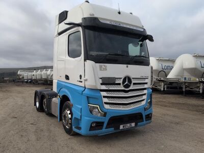 2021 Mercedes Actros 2558 6x2 Midlift Tractor Unit