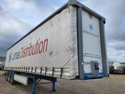 2018 Tiger Triaxle Curtainside Trailer