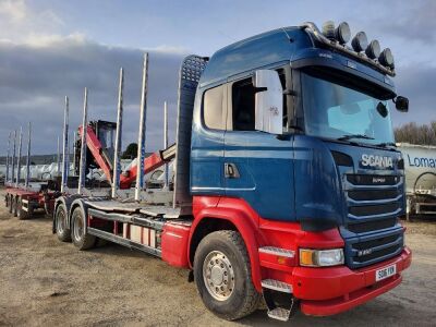 2016 Scania R490 6x4 Log Carrier 