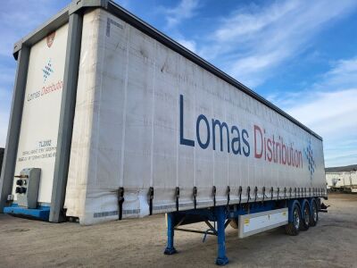 2018 Tiger Triaxle Curtainside Trailer