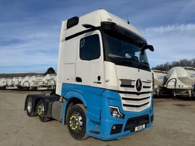 2021 Mercedes Actros 2558 Gigaspace 6x2 Midlift Tractor Unit