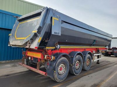 2013 Kelberg Triaxle Bath Tub Aggregate Tipping Trailer - 3