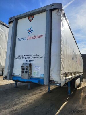 2019 Tiger Triaxle Curtainside Trailer