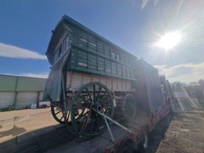 Twin Axle Wooden Horse Drawn Gypsy Cart