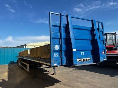 2018 SDC PSK Triaxle Flat Trailer