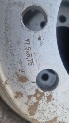 8x 17.5x6.75 10 Stud Steel Rims - 4