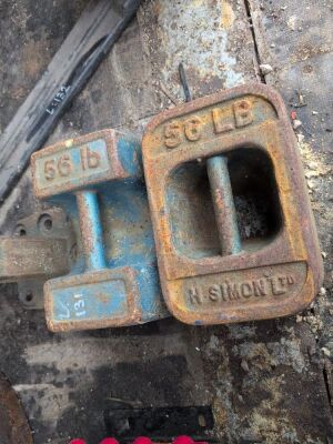 2x 56lb Weights + 1x Bolt on Tow Eye