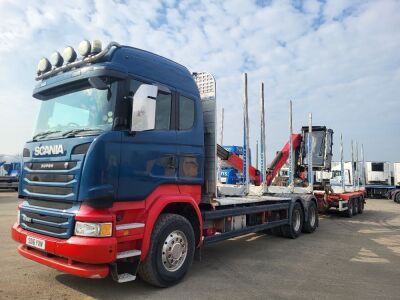 2016 Scania R490 6x4 Log Carrier & Drag - 2