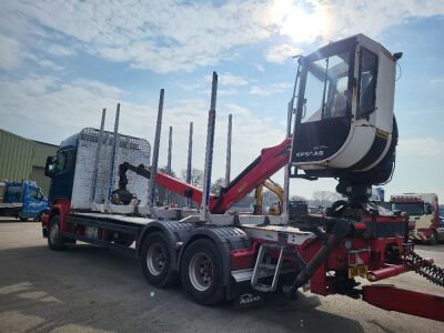 2016 Scania R490 6x4 Log Carrier & Drag - 4