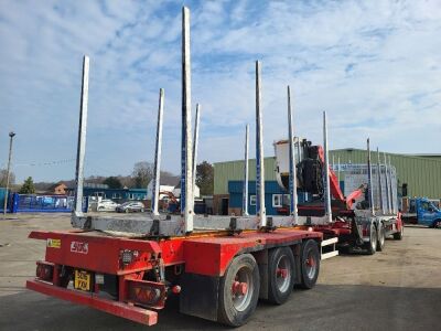 2016 Scania R490 6x4 Log Carrier & Drag - 6