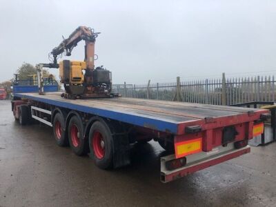 2007 Montracon Triaxle Roller Crane Trailer