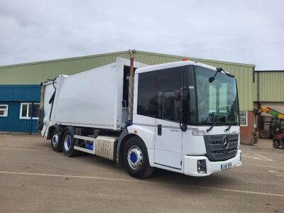 2017 Mercedes Econic 2630 6x2 Rear Lift Refuse Lorry