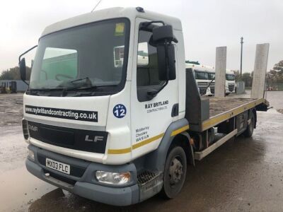 2003 DAF LF45 150 4x2 Beavertail - 2
