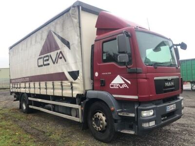 2014 MAN TGM 18 250 4x2 Curtainsider