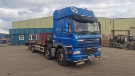 2012 DAF CF85 460 8x2 Rear Lift Beavertail