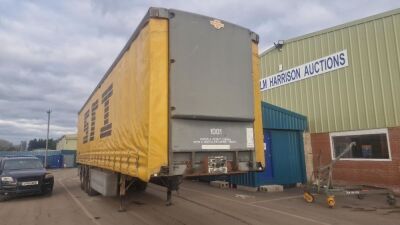 1999 Fruehauf Triaxle Curtainsider Trailer