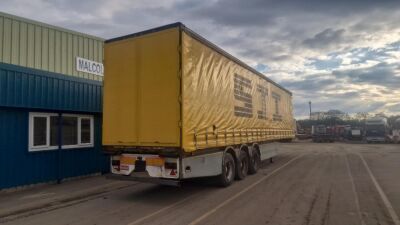 1999 Fruehauf Triaxle Curtainsider Trailer - 4